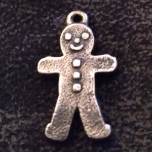 Vintage Silver Gingerbread Boy Charm designed by James Avery